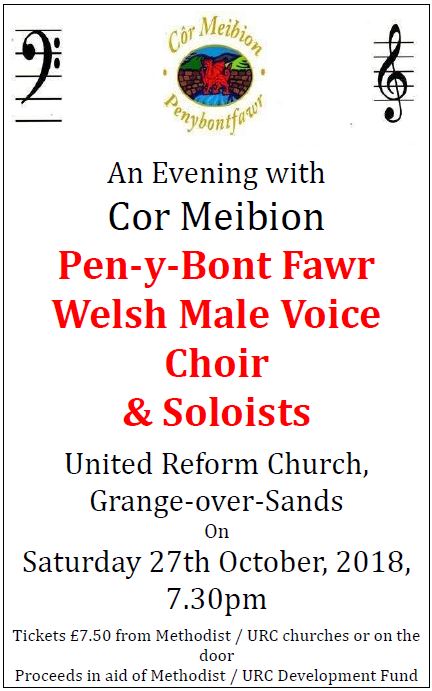 Concert At Grange Over Sands - Cor Meibion Pen-y-bont Fawr